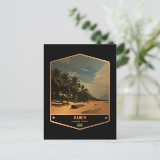 Gabon Briefkaart (Staand voorkant)