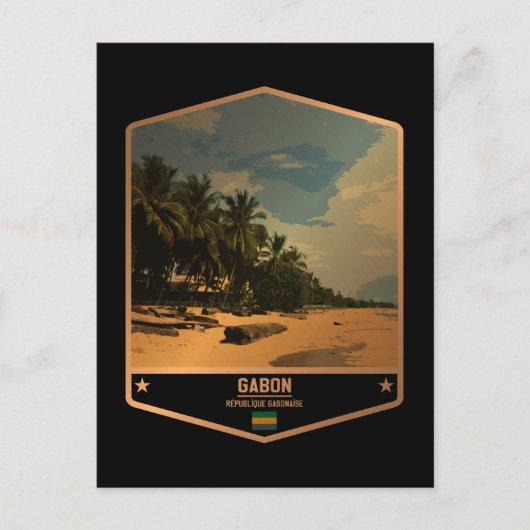 Gabon Briefkaart (Voorkant)