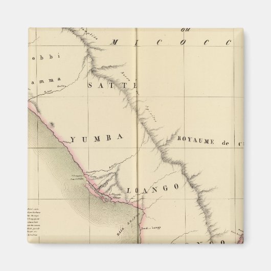 Gabon, Congo 38 Magneet (Voorkant)