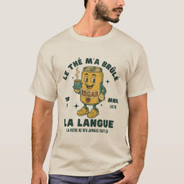 Gabon: de thee heeft mijn tong verbrand t-shirt