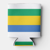 Gabon Flag Blikjeskoeler (Voorkant)