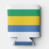 Gabon Flag Blikjeskoeler (Achterkant)