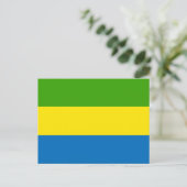Gabon Flag Briefkaart (Staand voorkant)