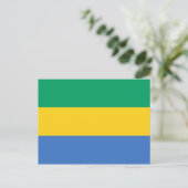 Gabon Flag Briefkaart (Staand voorkant)