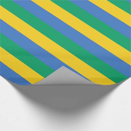 Gabon Flag Cadeaupapier (Hoek)