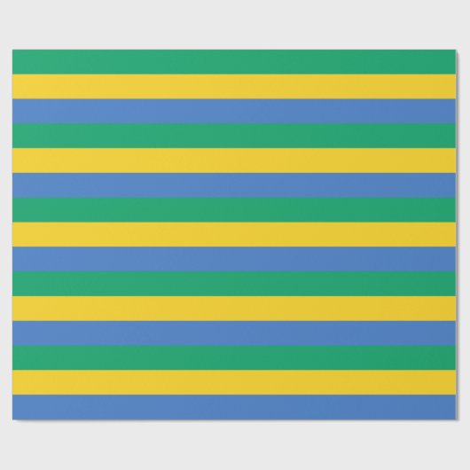 Gabon Flag Cadeaupapier (Vlak)