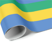 Gabon Flag Cadeaupapier (Rol Hoek)