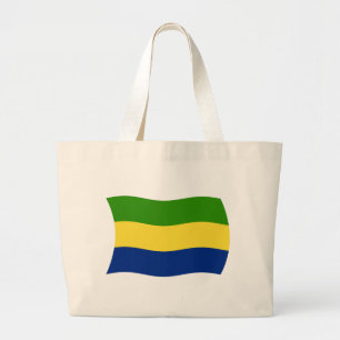 Gabon Flag Canvas tas