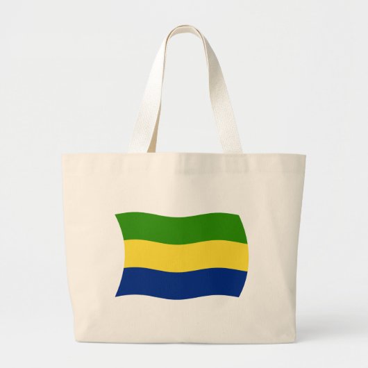 Gabon Flag Canvas tas (Voorkant)