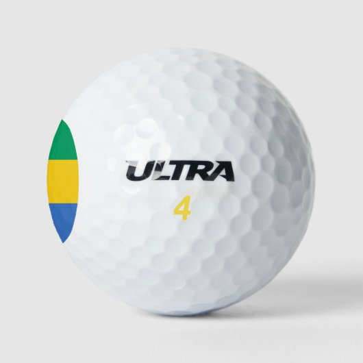 Gabon Flag Golfballen (Logo)