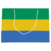 Gabon Flag Groot Cadeauzakje (Voorkant)