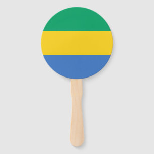 Gabon Flag Handwaaier