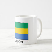 Gabon Flag Koffiemok (Voorkant rechts)