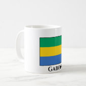 Gabon Flag Koffiemok (Voorkant links)