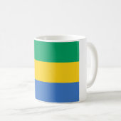 Gabon Flag Koffiemok (Voorkant rechts)