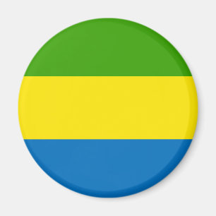 Gabon Flag Magneet
