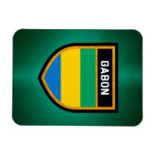 Gabon Flag Magneet (Horizontaal)