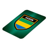 Gabon Flag Magneet (Linkerzijde)