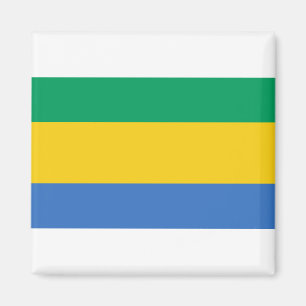 Gabon Flag Magneet