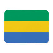 Gabon Flag Magneet (Horizontaal)
