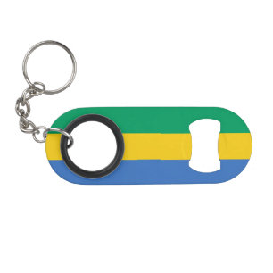 Gabon Flag Mini Flessenopener