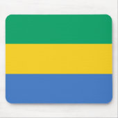 Gabon Flag Muismat (Voorkant)
