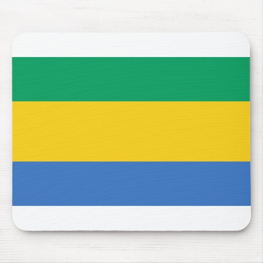 Gabon Flag Muismat (Voorkant)