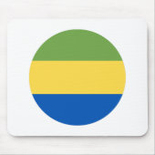 Gabon Flag Muismat (Voorkant)