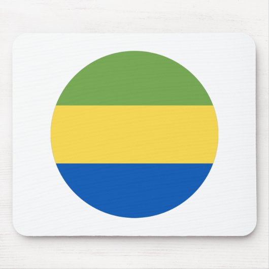 Gabon Flag Muismat (Voorkant)