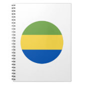 Gabon Flag Notitieboek (Voorkant)