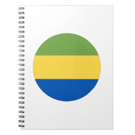Gabon Flag Notitieboek