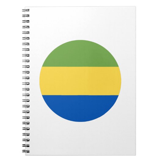 Gabon Flag Notitieboek (Voorkant)