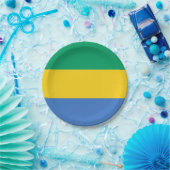 Gabon Flag Papieren Bordje (Feest)