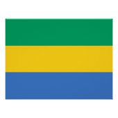 Gabon Flag Perfect Poster (Voorkant)