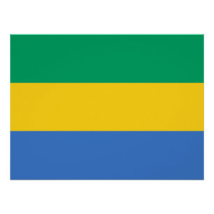 Gabon Flag Perfect Poster