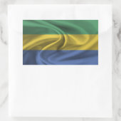 Gabon Flag Rechthoekige Sticker (Tas)