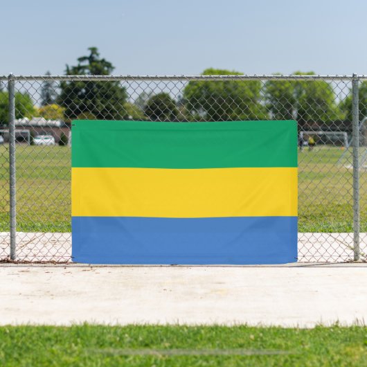 Gabon Flag Spandoek (Insitu)