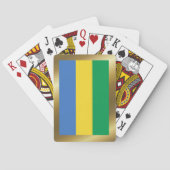 Gabon Flag Spelling Cards Speelkaarten (Achterkant)