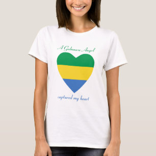 Gabon Flag SweeLieverd T-Shirt