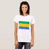 Gabon Flag T-shirt (Voorkant volledig)
