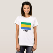 Gabon Flag T-shirt (Voorkant volledig)