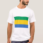 Gabon Flag T-shirt (Voorkant)
