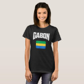 Gabon Flag T-shirt (Voorkant volledig)