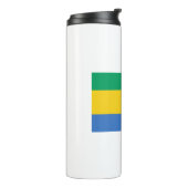 Gabon Flag Thermosbeker (Gedraaid links)