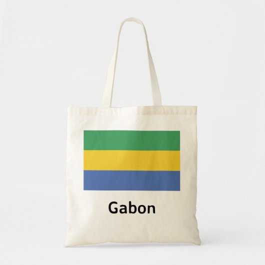 Gabon Flag Tote Bag (Voorkant)