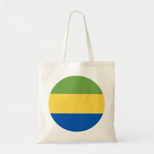 Gabon Flag Tote Bag (Voorkant)