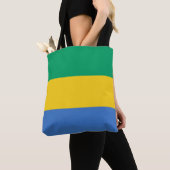Gabon Flag Tote Bag (Dichtbij)