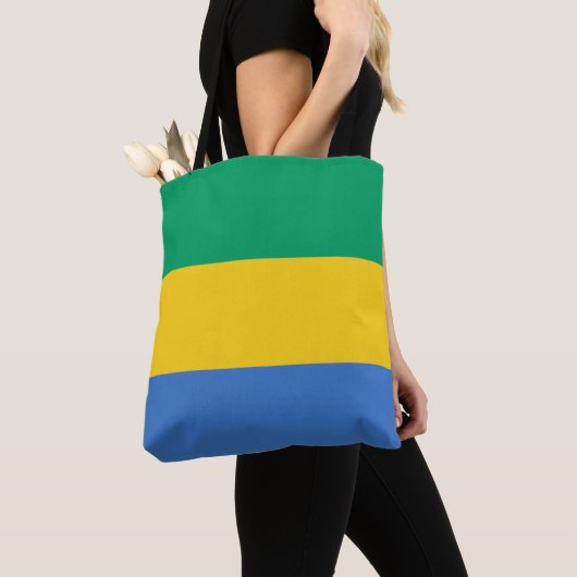 Gabon Flag Tote Bag (Dichtbij)