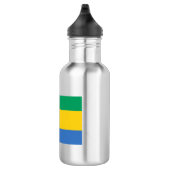 Gabon Flag Waterfles (Rechts)