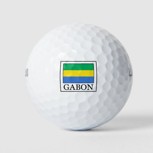 Gabon Golfballen (Voorkant)